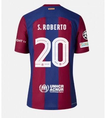 Barcelona Sergi Roberto #20 Primera Equipación 2023-24 Manga Corta